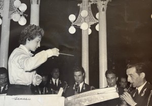 Alba Serra e la Banda di Francavilla Fontana (Brindisi) nel 1965